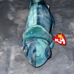 Ty Blue Chameleon Stuffed Animal